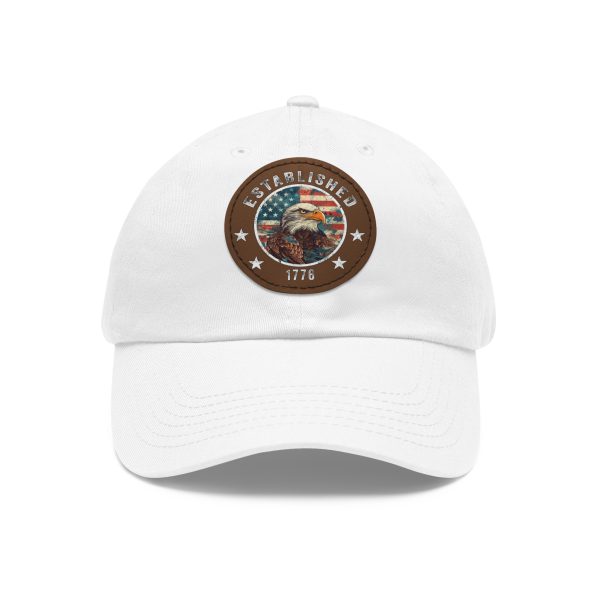 Established 1776 Hat with Leather Patch - Image 3